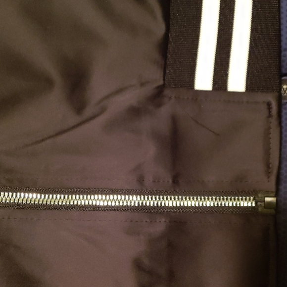 NWT Karl lagerfeld XL,XXL BLACK/WHITE MAN JACKET COLOR BLOCK BOMBER - Picture 13 of 16